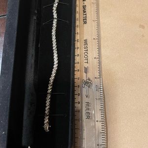 Sterling Silver and CZ bracelet